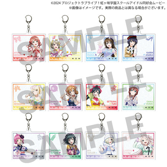 [PREORDER] Love Live Nijigasaki NIJIGAKU Monthly Songs♪ POP UP STORE Acrylic Keychains