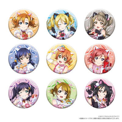 [PREORDER] u's Love Live Marine Collection Can Badges (Cat Twin Tail ver.)
