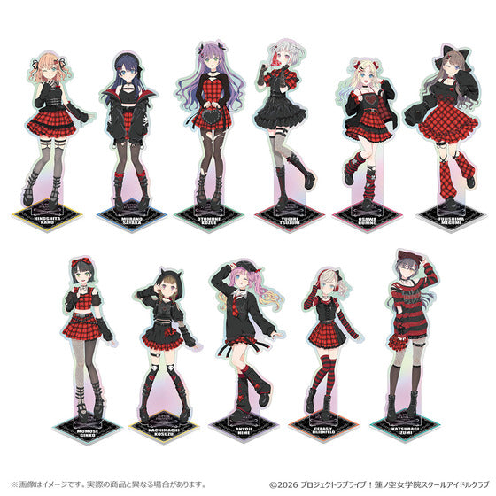 [PREORDER] Hasunosora Love Live POP UP SHOP Gothic Punk Collection BIG Acrylic Stands
