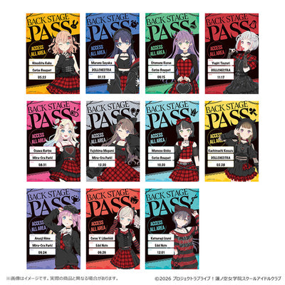 [PREORDER] Hasunosora Love Live POP UP SHOP Gothic Punk Collection Random Back Stage-Style Sticker Blind Bags
