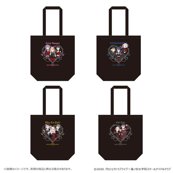[PREORDER] Hasunosora Love Live POP UP SHOP Gothic Punk Collection Tote Bags