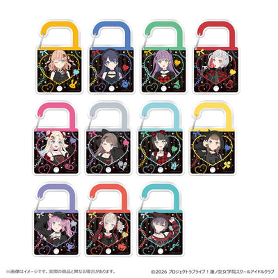[PREORDER] Hasunosora Love Live POP UP SHOP Gothic Punk Collection Acrylic Carabiner Charm