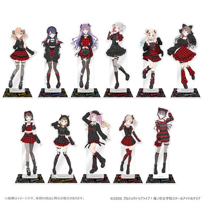[PREORDER] Hasunosora Love Live POP UP SHOP Gothic Punk Collection Acrylic Stands