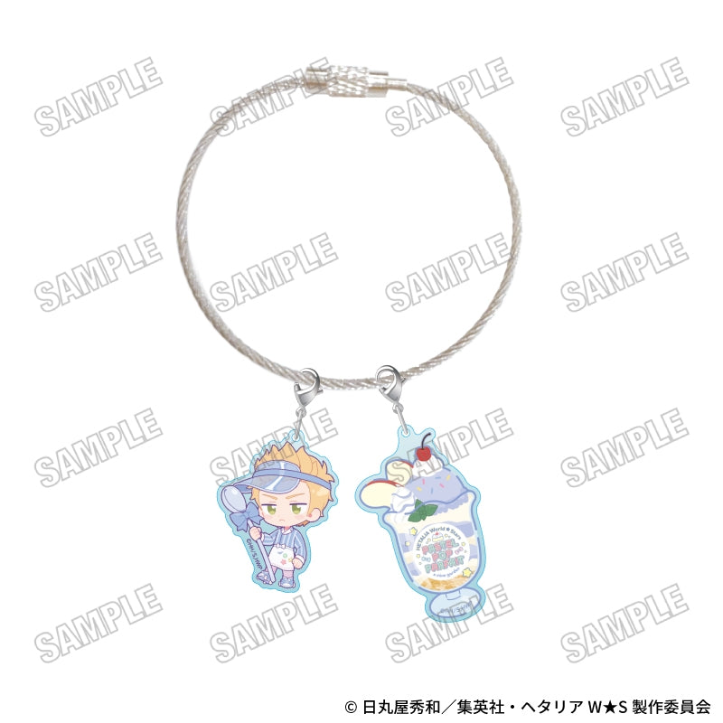 [PREORDER] Hetalia World Stars Pastel Pop Parfait Acrylic Wire Charms