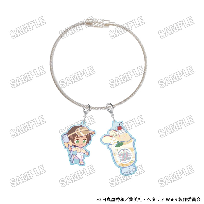 [PREORDER] Hetalia World Stars Pastel Pop Parfait Acrylic Wire Charms