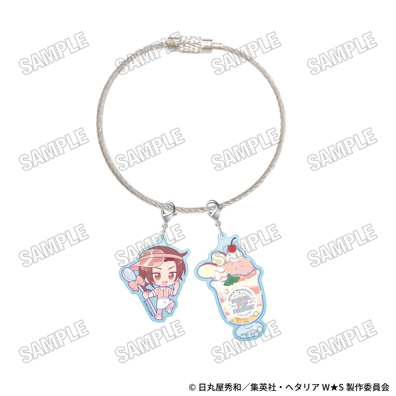 [PREORDER] Hetalia World Stars Pastel Pop Parfait Acrylic Wire Charms
