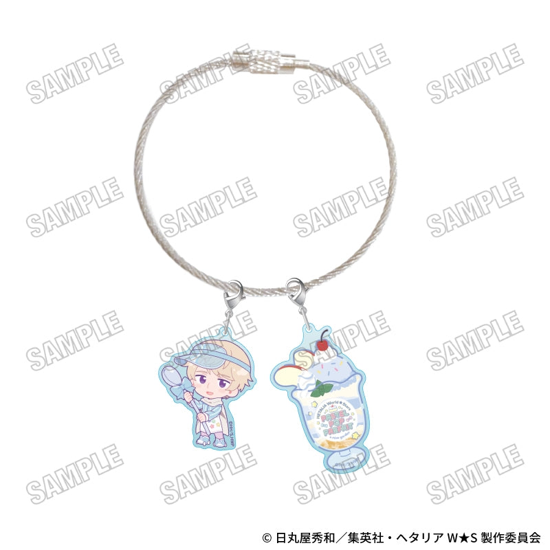 [PREORDER] Hetalia World Stars Pastel Pop Parfait Acrylic Wire Charms