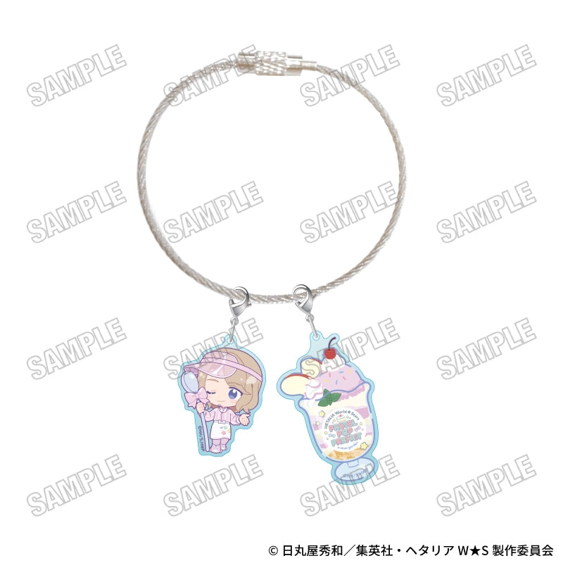 [PREORDER] Hetalia World Stars Pastel Pop Parfait Acrylic Wire Charms