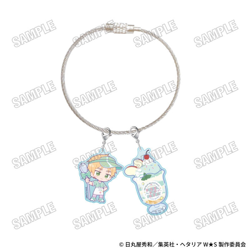 [PREORDER] Hetalia World Stars Pastel Pop Parfait Acrylic Wire Charms
