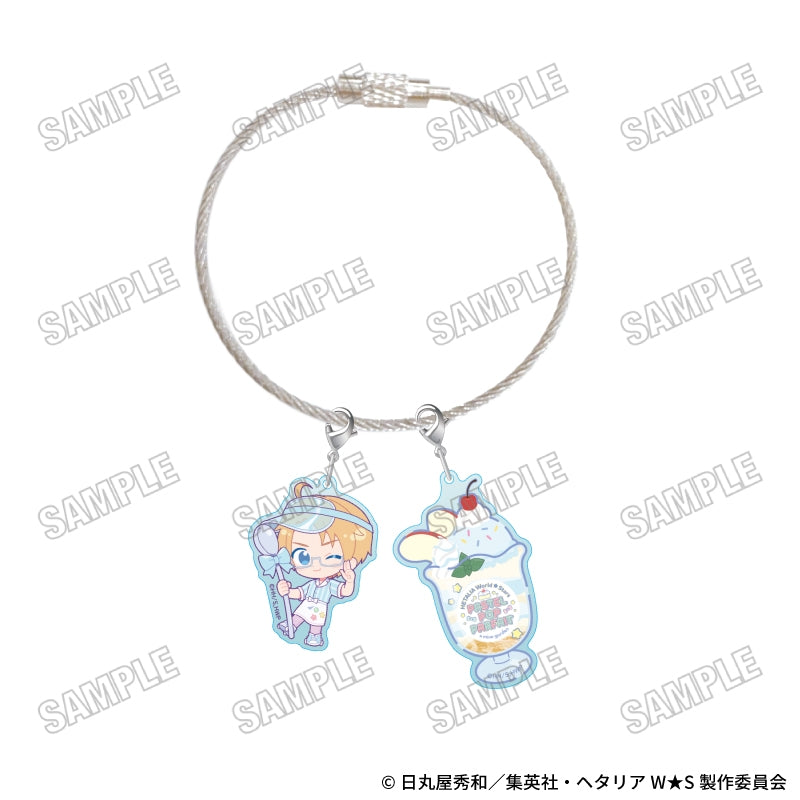 [PREORDER] Hetalia World Stars Pastel Pop Parfait Acrylic Wire Charms