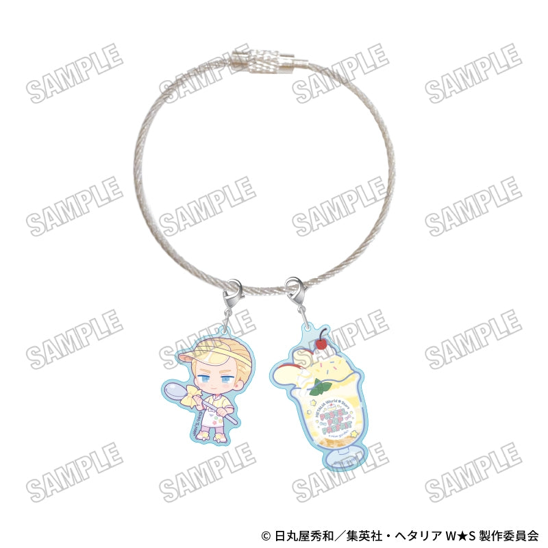[PREORDER] Hetalia World Stars Pastel Pop Parfait Acrylic Wire Charms