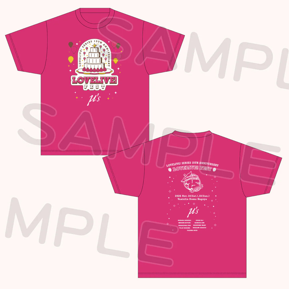 [PREORDER] Love Live 15th Anniversary LoveLive! Fest T-Shirt