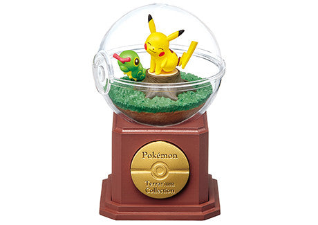 Pikachu & Caterpie Pokemon Terrarium Collection 10 Re-ment Figure