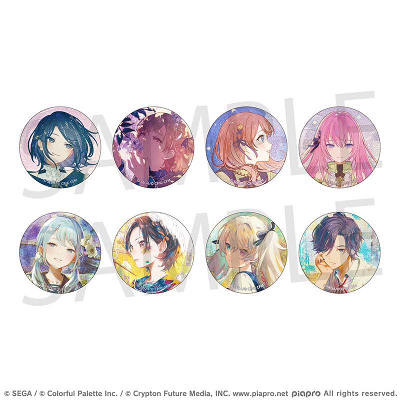 [PREORDER] Project Sekai Glitter Can Badge Illustration Collection vol. 60 A