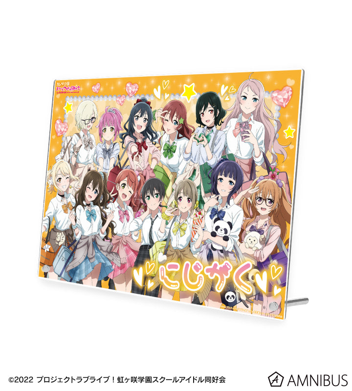 [PREORDER] Love Live Nijigasaki Gal Outfit Group Acrylic Panel