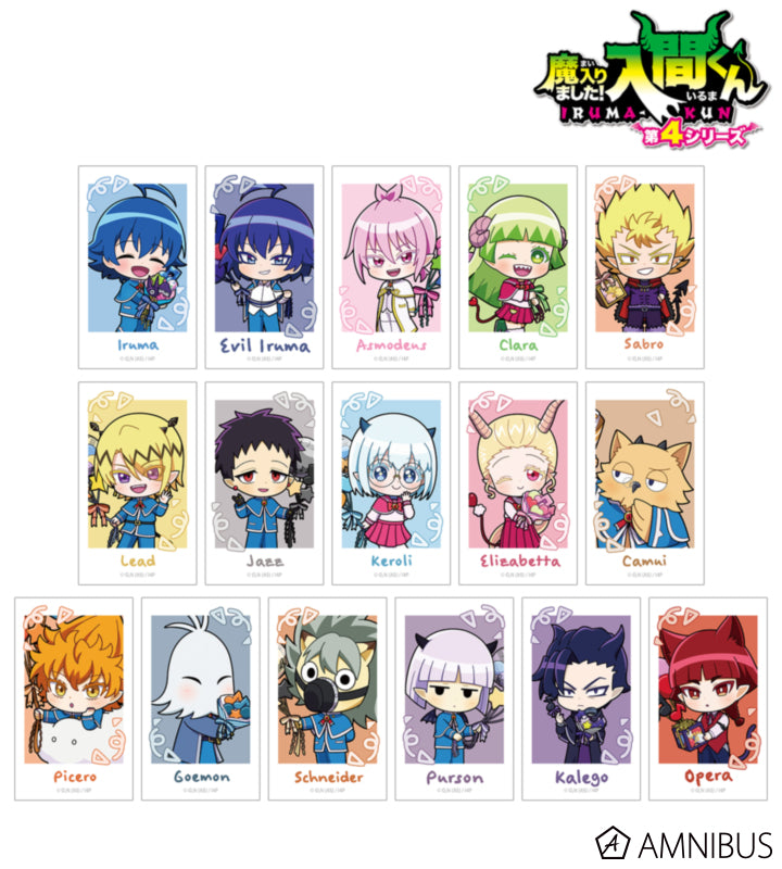 [PREORDER] Welcome to Demon School / Mairimashita Iruma-kun Musical Note Balloon Ver. Chibi Photocards