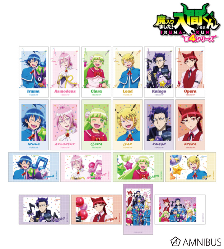[PREORDER] Welcome to Demon School / Mairimashita Iruma-kun Musical Note Balloon Ver. Photocards