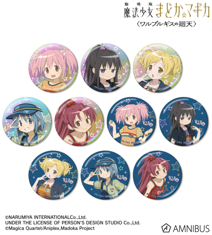 [PREORDER] Puella Magi Madoka Magica x ANGEL BLUE Aurora Can Badges