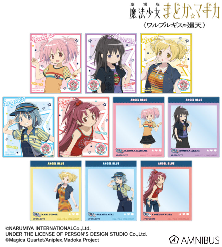 [PREORDER] Puella Magi Madoka Magica x ANGEL BLUE Acrylic Cards