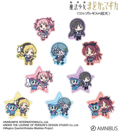 [PREORDER] Puella Magi Madoka Magica x ANGEL BLUE Chibi Die-Cut Stickers