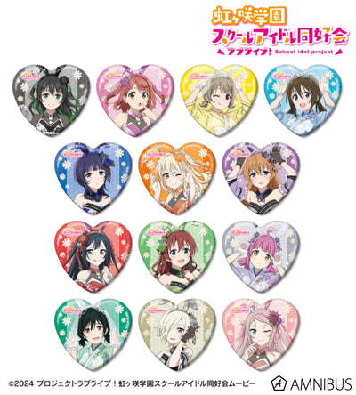 [PREORDER] Love Live Nijigasaki Japanese Bunny ver. Heart Can Badges