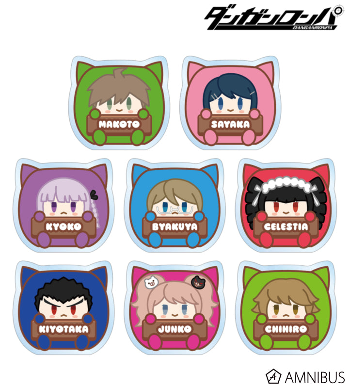 [PREORDER] Danganronpa Kemo Cube Acrylic Name Plates Set A