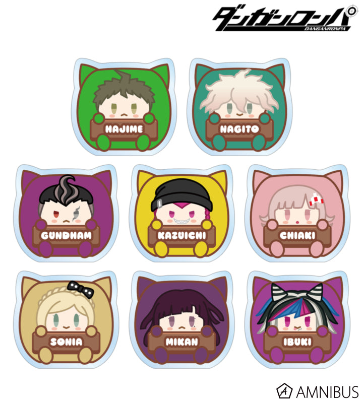 [PREORDER] Danganronpa Kemo Cube Acrylic Name Plates Set B