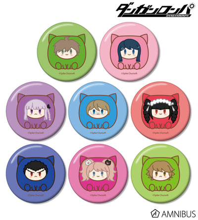 [PREORDER] Danganronpa Kemo Cube Can Badges Set A