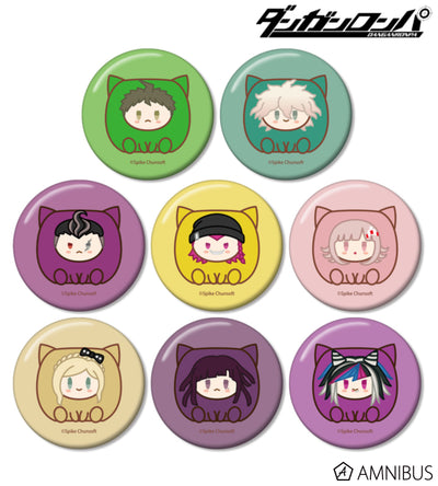 [PREORDER] Danganronpa Kemo Cube Can Badges Set B