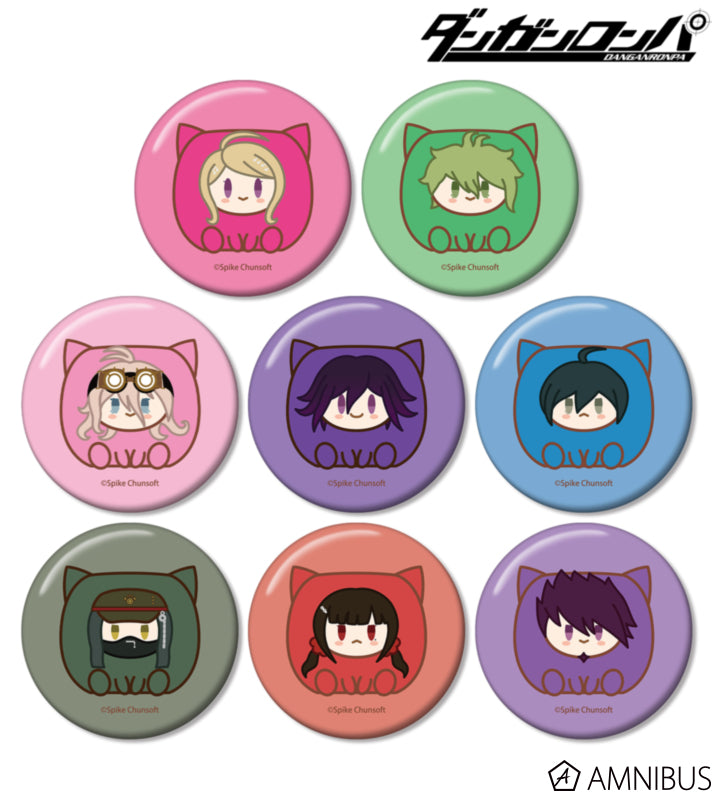 [PREORDER] Danganronpa Kemo Cube Can Badges Set C