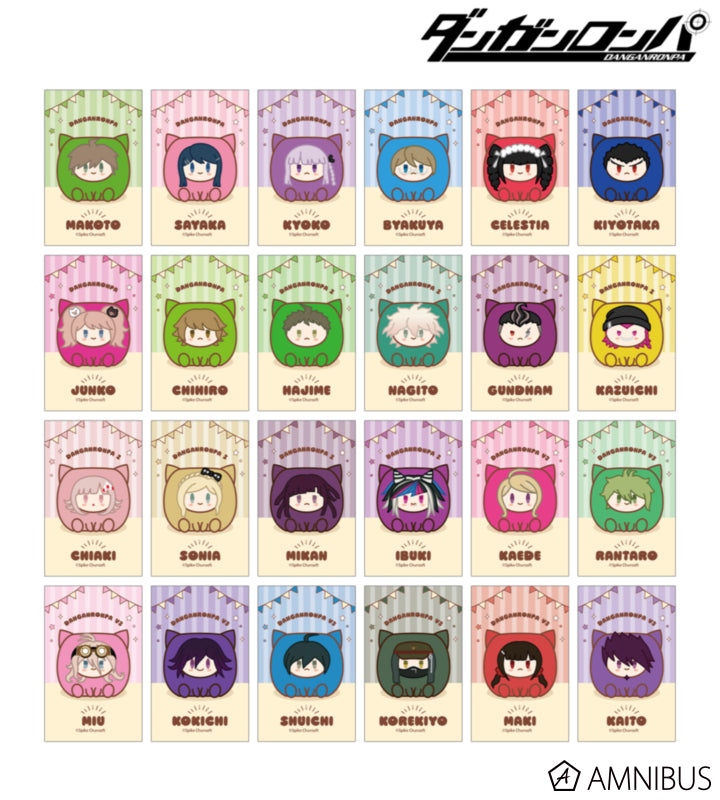 [PREORDER] Danganronpa Kemo Cube Illustration Card Blind Bags