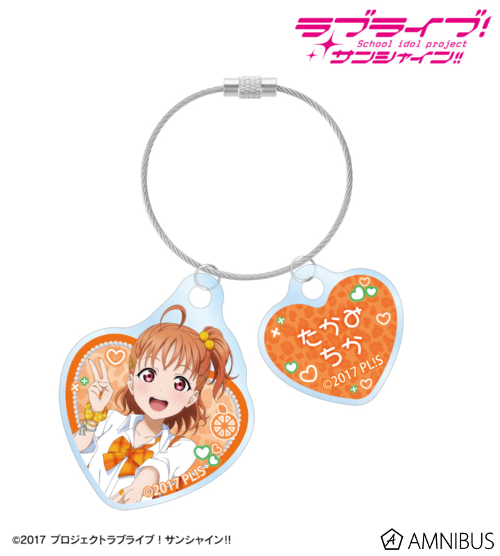 [PREORDER] Aqours Love Live! Sunshine!! Gyaru Ver. Double Wire Acrylic Keychains