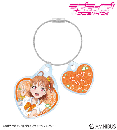 [PREORDER] Aqours Love Live! Sunshine!! Gyaru Ver. Double Wire Acrylic Keychains