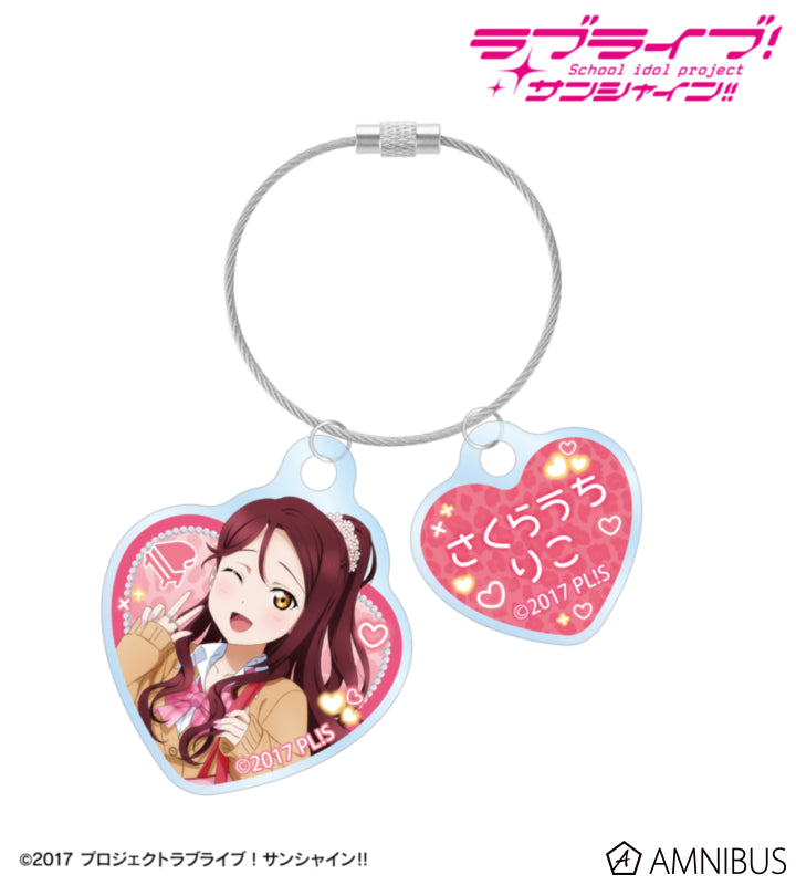 [PREORDER] Aqours Love Live! Sunshine!! Gyaru Ver. Double Wire Acrylic Keychains
