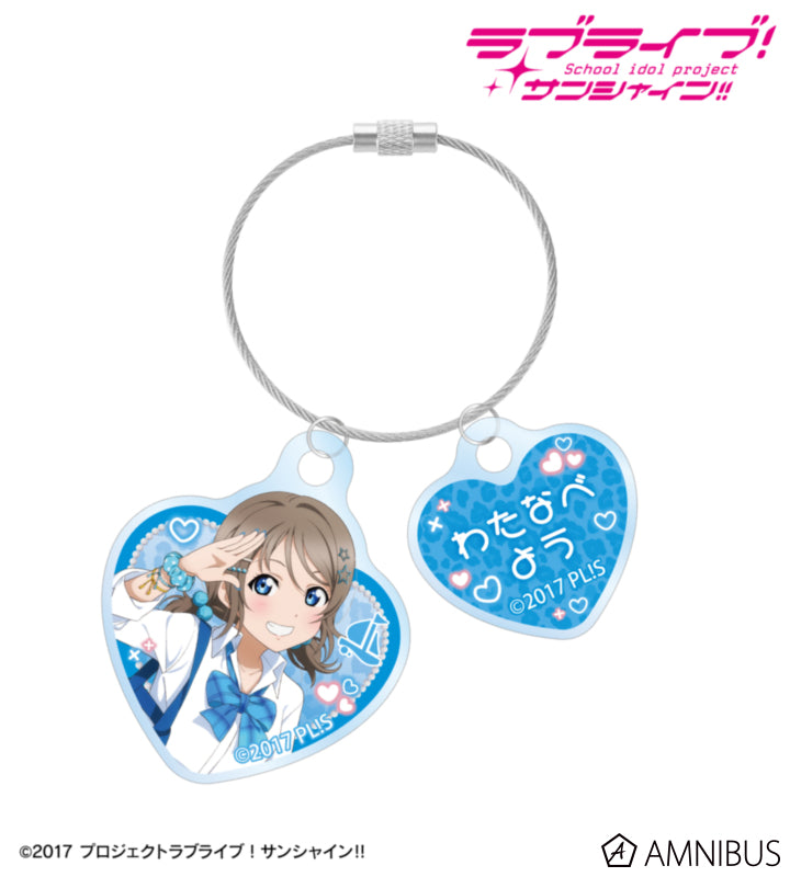 [PREORDER] Aqours Love Live! Sunshine!! Gyaru Ver. Double Wire Acrylic Keychains
