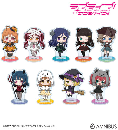 [PREORDER] Aqours Love Live! Sunshine!! Gyaru Ver. Chibi Halloween Acrylic Stands