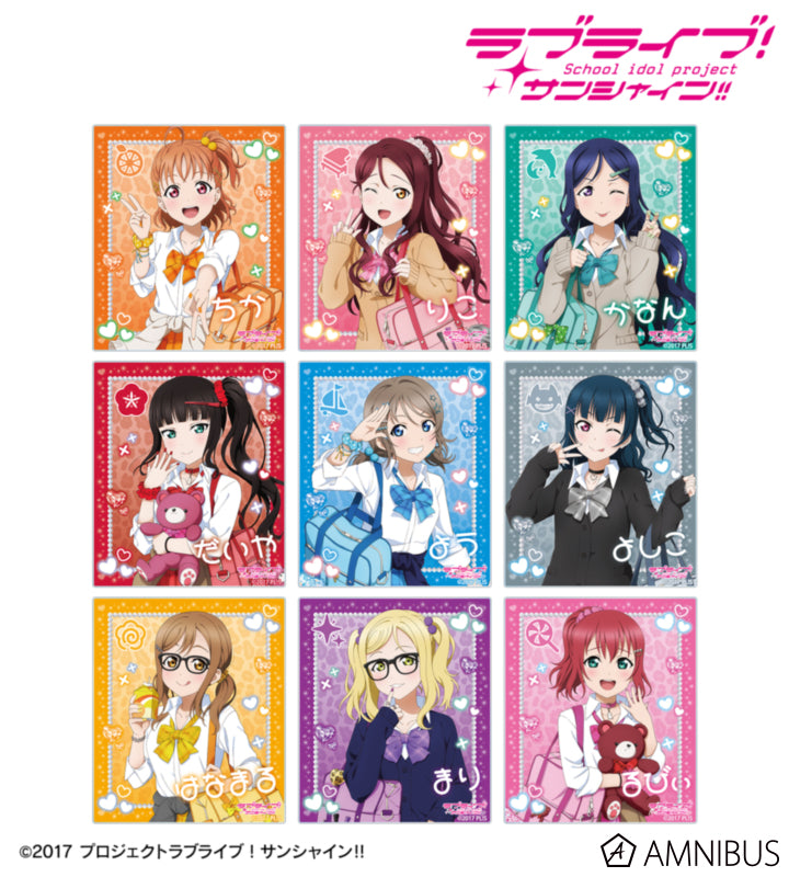 [PREORDER] Aqours Love Live! Sunshine!! Gyaru Ver. Acrylic Cards