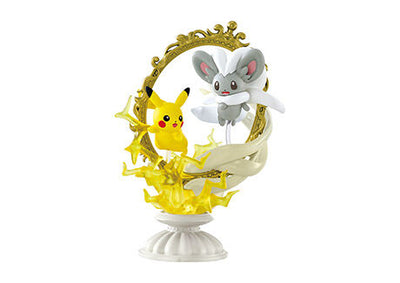 Pikachu & Cinccino Pokemon Decorative Frame Re-ment Figure