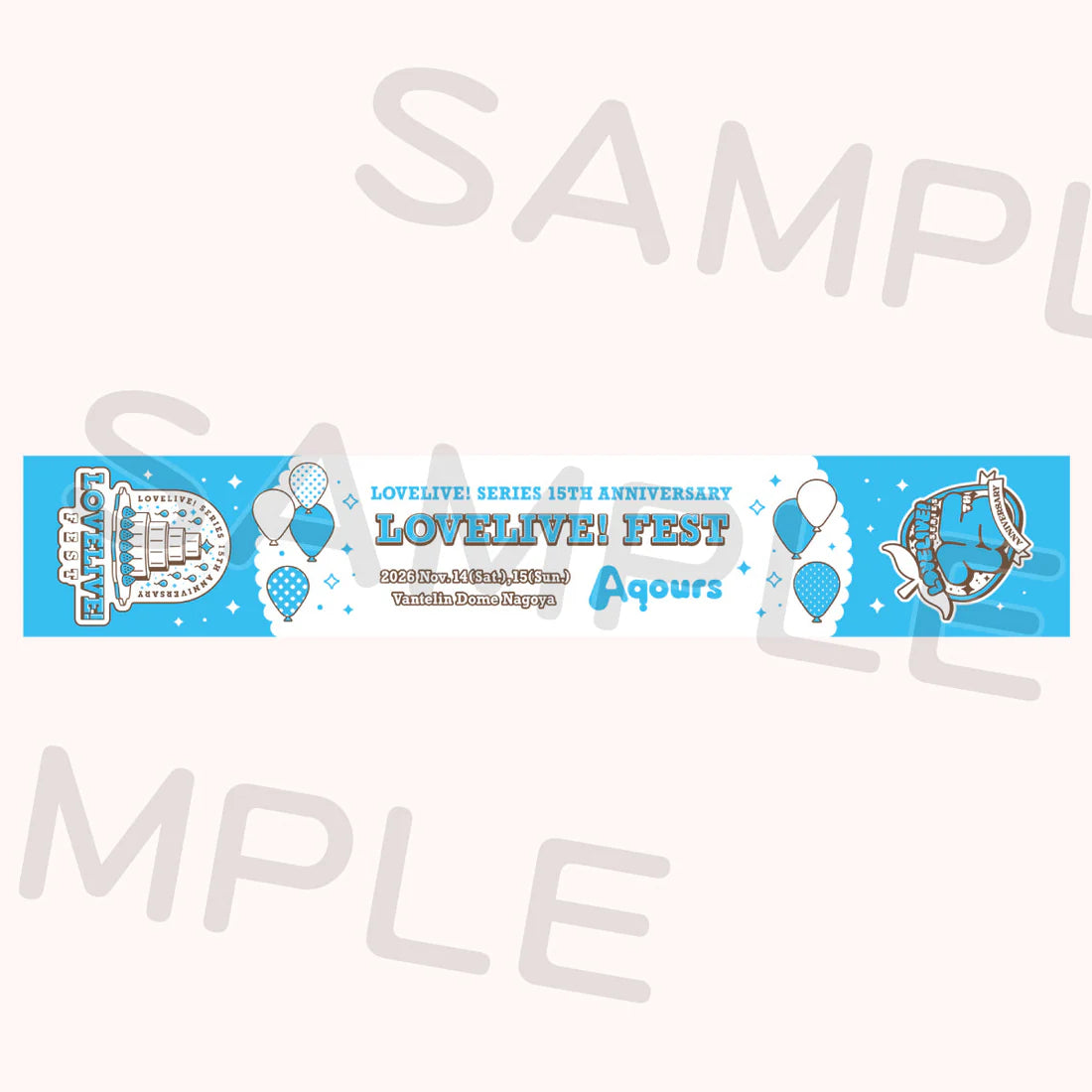 [PREORDER] Love Live 15th Anniversary LoveLive! Fest Muffler Towels