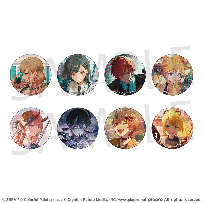 [PREORDER] Project Sekai Glitter Can Badge Illustration Collection vol. 60 B