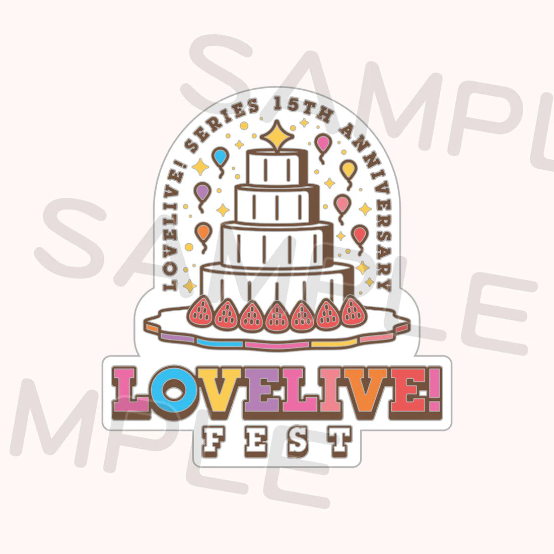 [PREORDER] Love Live 15th Anniversary LoveLive! Fest Memorial Pin
