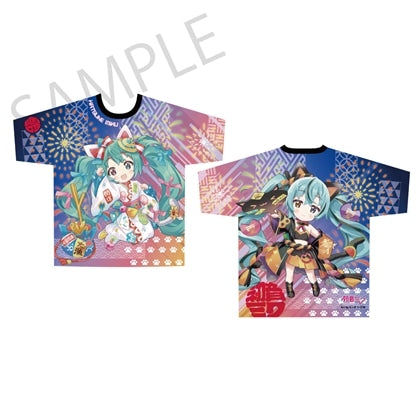 [PREORDER] Vocaloid x Maneki Neko Full Graphic T-Shirt