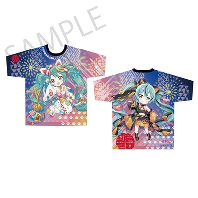 [PREORDER] Vocaloid x Maneki Neko Full Graphic T-Shirt