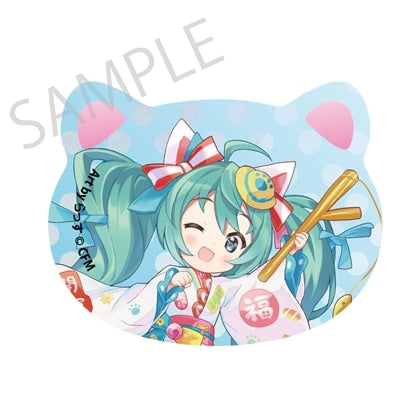 [PREORDER] Vocaloid x Maneki Neko x Midsummer Kumagaya Cat-shaped Can Badges