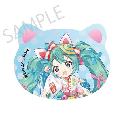 [PREORDER] Vocaloid x Maneki Neko x Midsummer Kumagaya Cat-shaped Can Badges