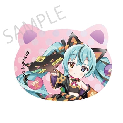 [PREORDER] Vocaloid x Maneki Neko x Midsummer Kumagaya Cat-shaped Can Badges