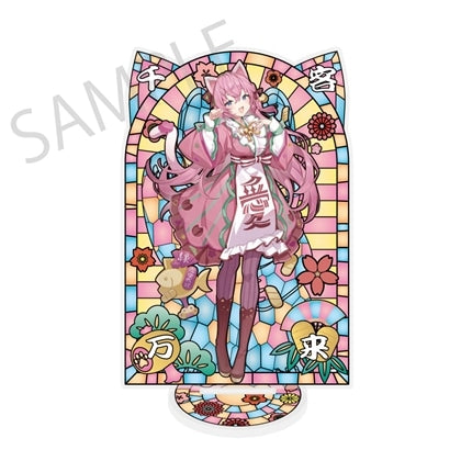 [PREORDER] Vocaloid x Maneki Neko x Midsummer Kumagaya Stained Glass Style Acrylic Stands