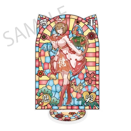 [PREORDER] Vocaloid x Maneki Neko x Midsummer Kumagaya Stained Glass Style Acrylic Stands