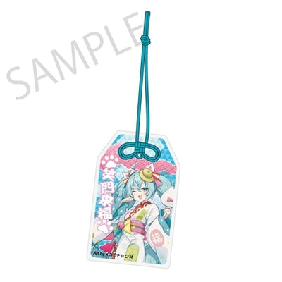 [PREORDER] Vocaloid x Maneki Neko x Midsummer Kumagaya Amulet-style Acrylic Hanging Tags