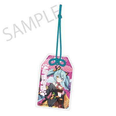 [PREORDER] Vocaloid x Maneki Neko x Midsummer Kumagaya Amulet-style Acrylic Hanging Tags